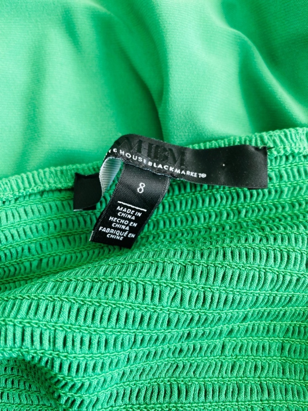 WHBM Green Embroidered Halter Midi Dress Size 8 - Picture 7 of 8